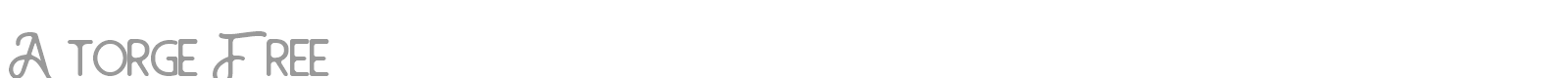 Atorge font preview